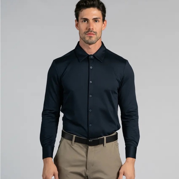 BYLT Basics Executive Stretch Long Sleeve Button Down Shirt - Picture 1 of 11